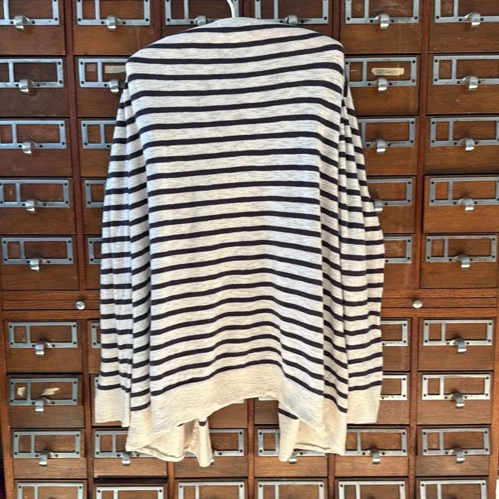 Madewell Plus Size Open Drape Cardigan Striped Sweater Size 2X - Picture 5 of 8